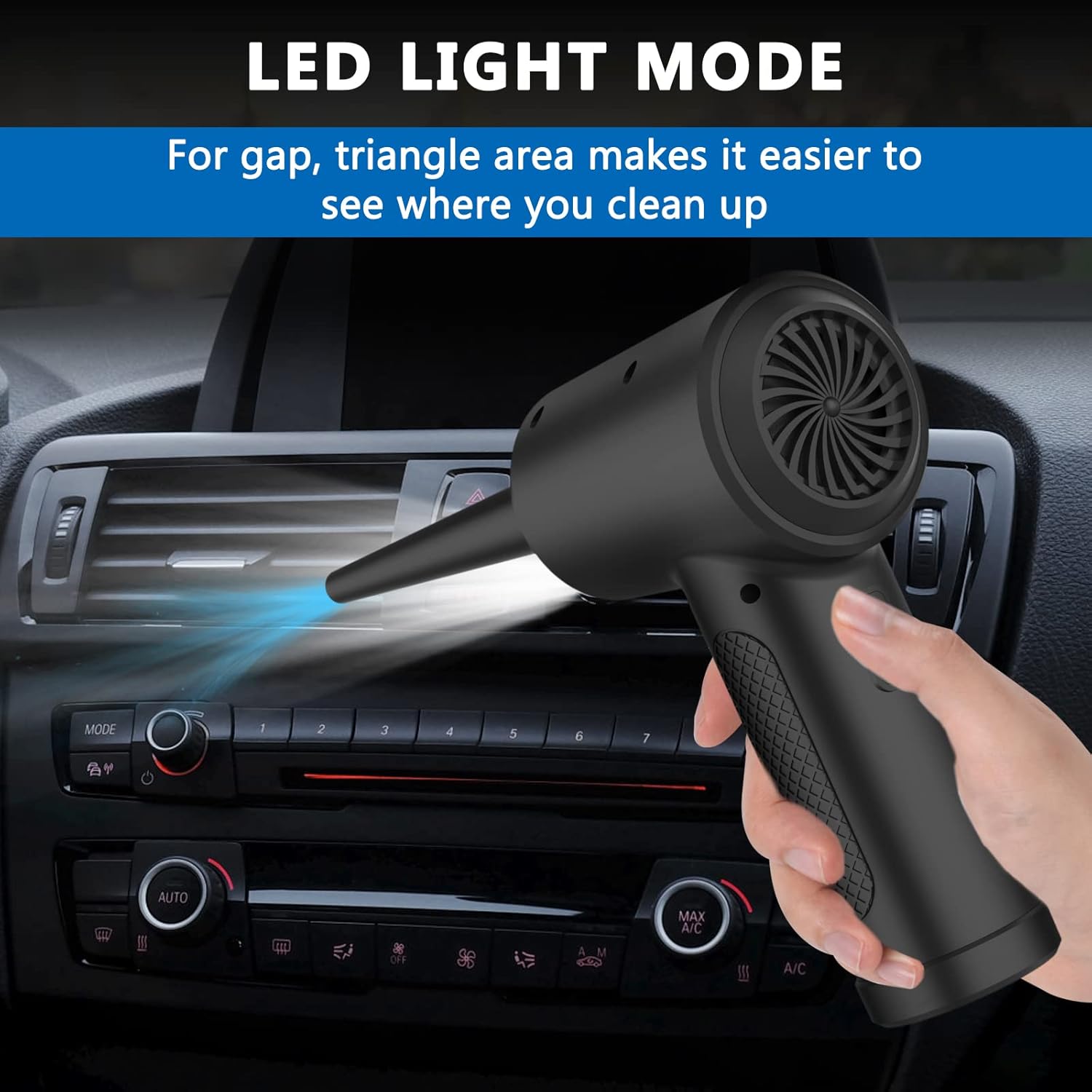 Rechargeable Electric Air Duster 51000 RPM Three-Speed Air Blower H984953