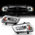 Chrome Housing Projector Headlights Headlamps Assembly U248