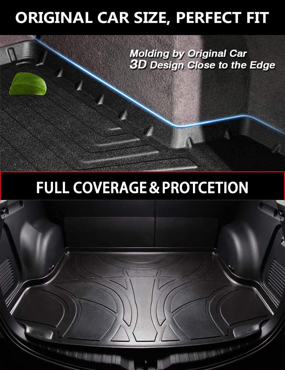 3D Waterproof TPO Cargo Trunk Tray Floor Mats I397