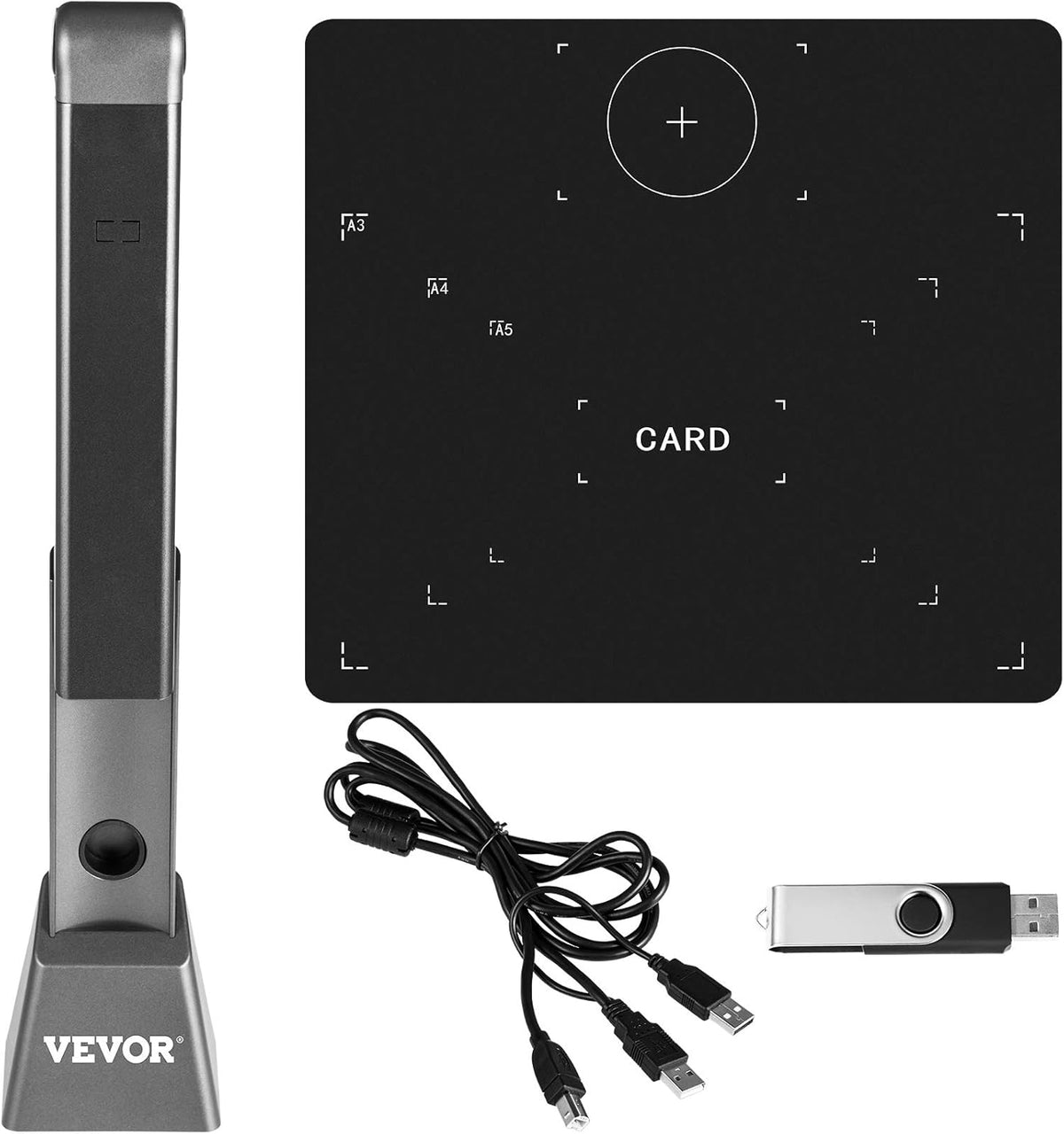 Document Scanner Camera with OCR Function, 10 Mega-Pixel Lens with LED Lights N20013