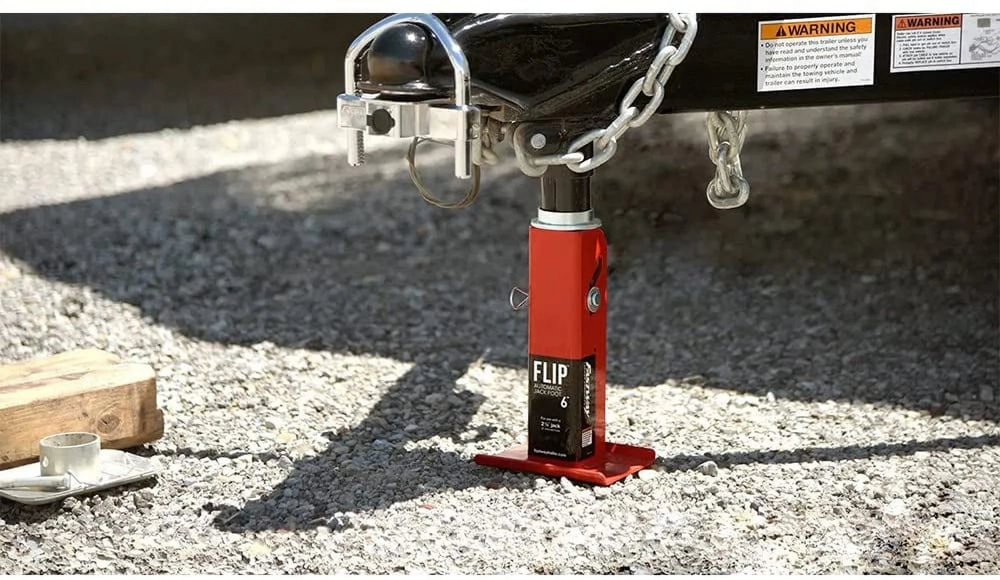 Zinc A-Frame Trailer Jack with 4" Flip Foot M324840