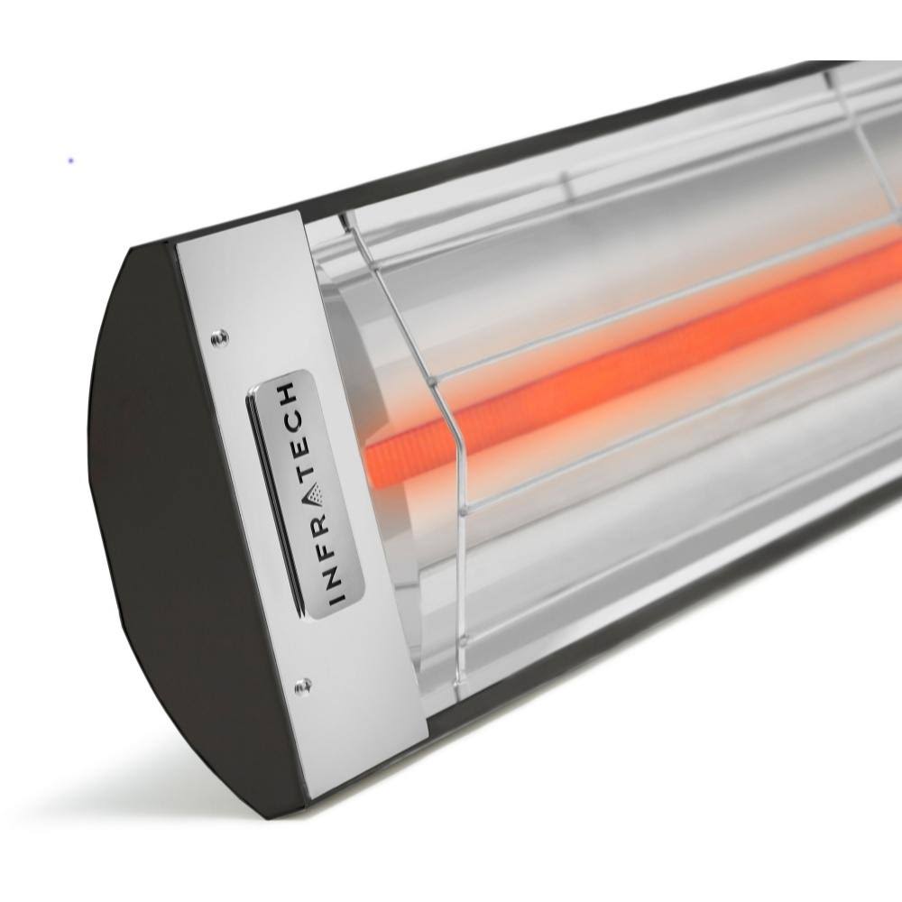 2000W Single Element Electric Infrared Patio Heater - 240V - Stainless Steel G821011