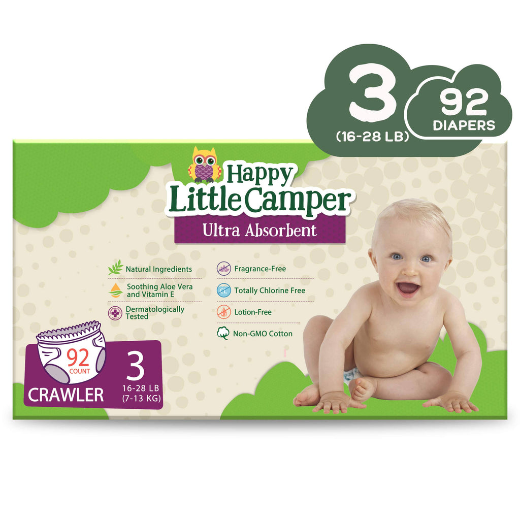 92 Count Natural Diapers Size 3 B903