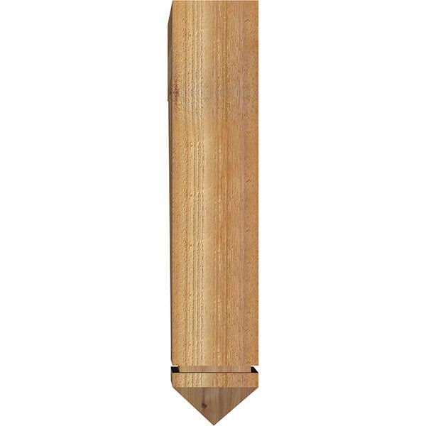6x22W x 22x22D x 30x22H Traditional Arts u0026 Crafts Rough Sawn Bracket Z855776