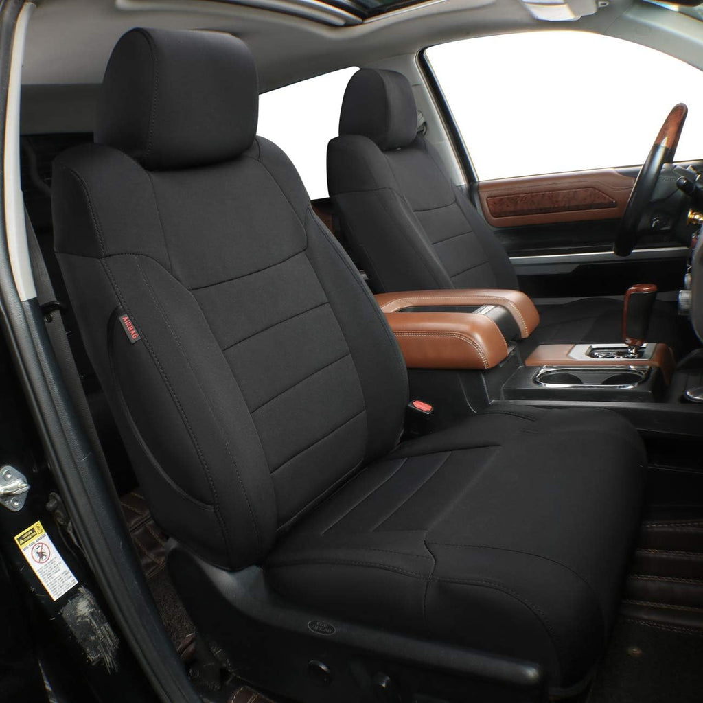Black Leatherette Custom Fit Seat Covers B8449
