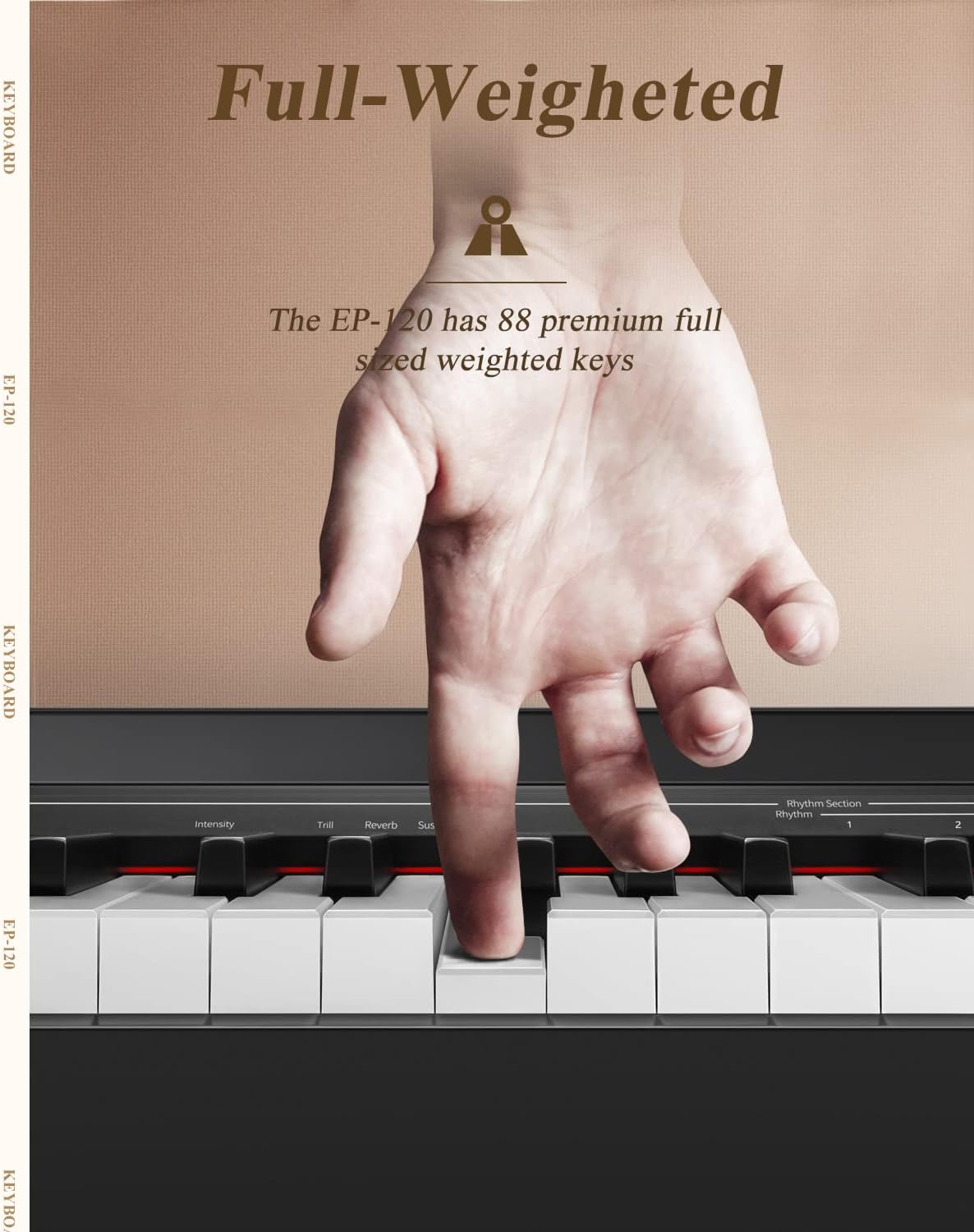 88-Key Weighted Digital Piano with Sustain Pedal N13698