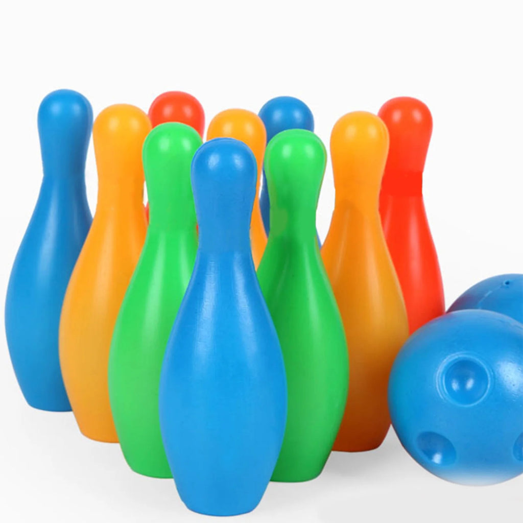 12Pcs/Set Solid Color Bowling Game Toy R272488