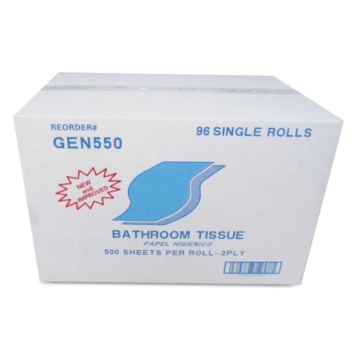 Bath Tissue 2-Ply White 500 Sheets/Roll 96/Carton F74783