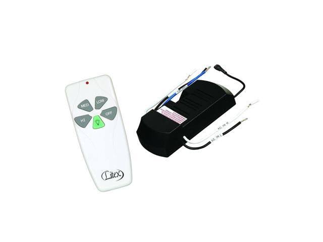 Universal Remote Control with Three Speeds and Full Range Dimmer F783
