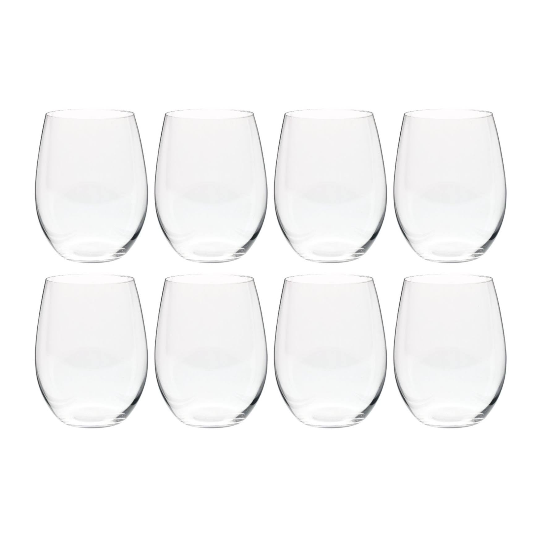 O Wine Tumbler Cabernet/Merlot Glasses - Set of 8 W51543