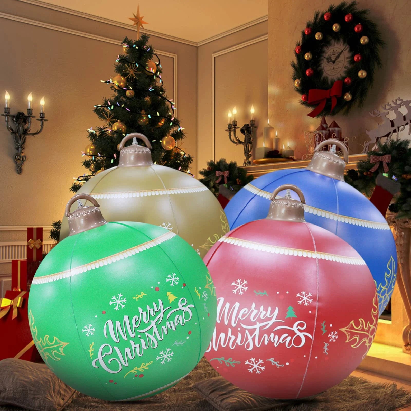 Christmas Inflatable Ball PVC Yard Decoration C20497