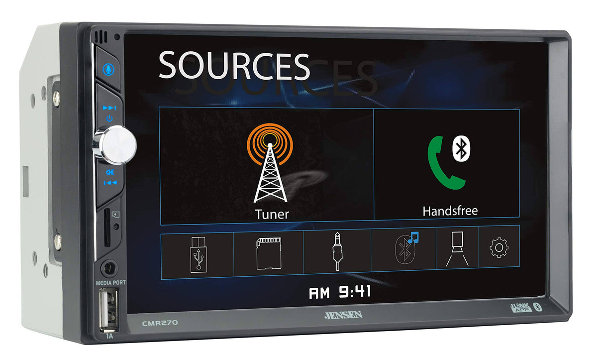7 inch Double DIN Car Stereo with Bluetooth A8498
