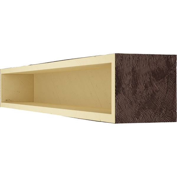Rough Sawn Faux Wood Fireplace Mantel R732