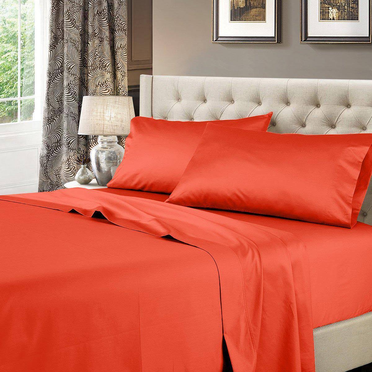 Navy Queen 100% Cotton Waterbed Sheets U4812