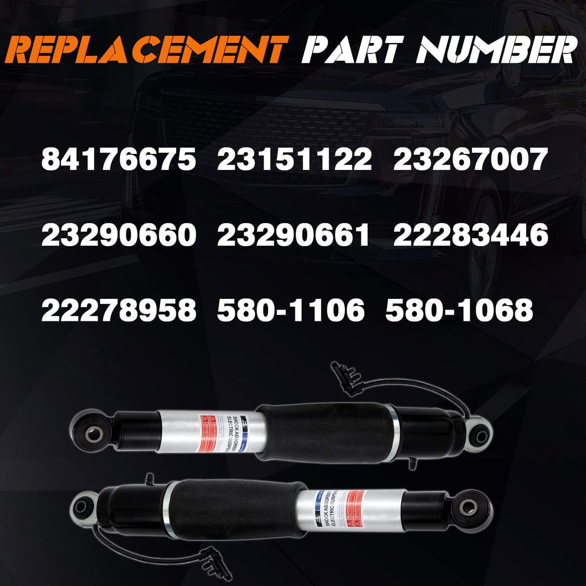 Rear Air Shock Absorber Strut for Cadillac Escalade ESV Suburban Chevy Tahoe GMC Yukon XL Z750