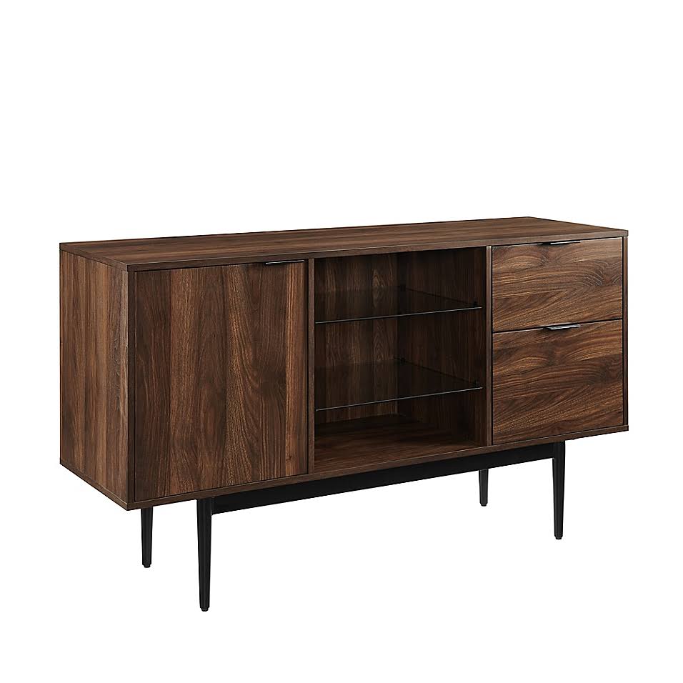 Black/Dark Walnut Lifted Sideboard N7908