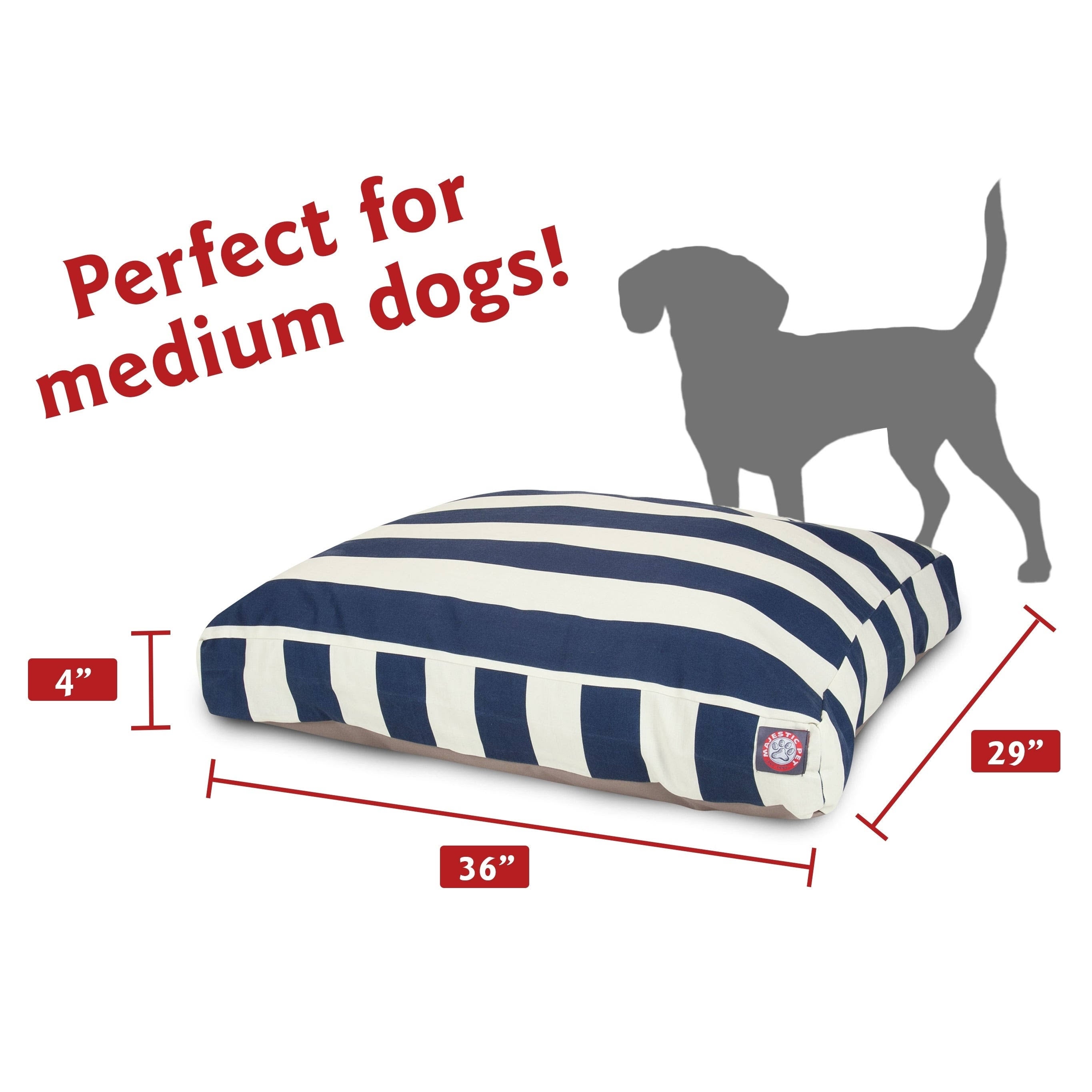 Gray Extra Large Rectangle Bed Q2047