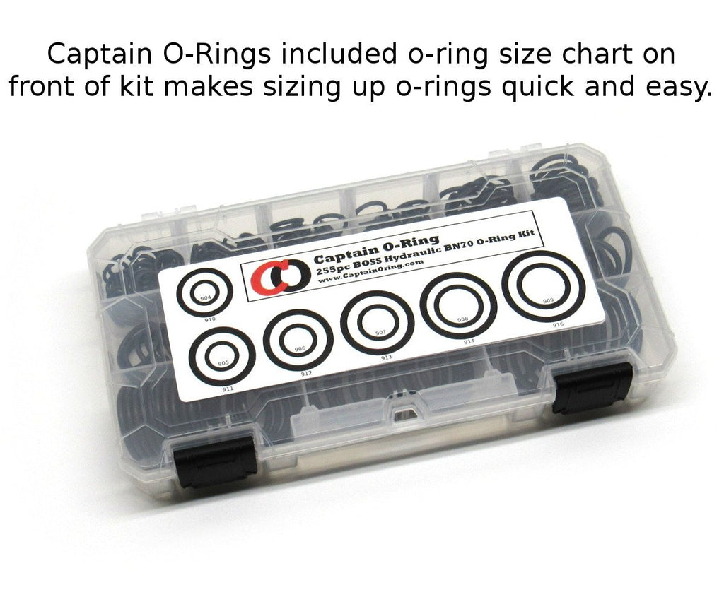 255 Piece Buna Nitrile O-Ring Kit O21522