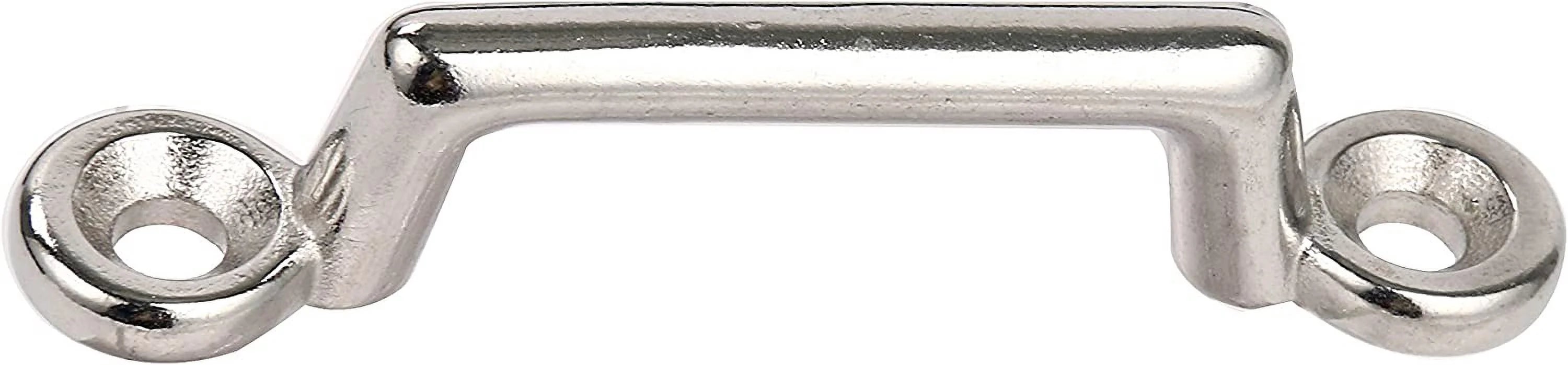 Pack of 6 Stainless Steel Bimini Top Strap, Pad Eye, Footman's Loop Y33405