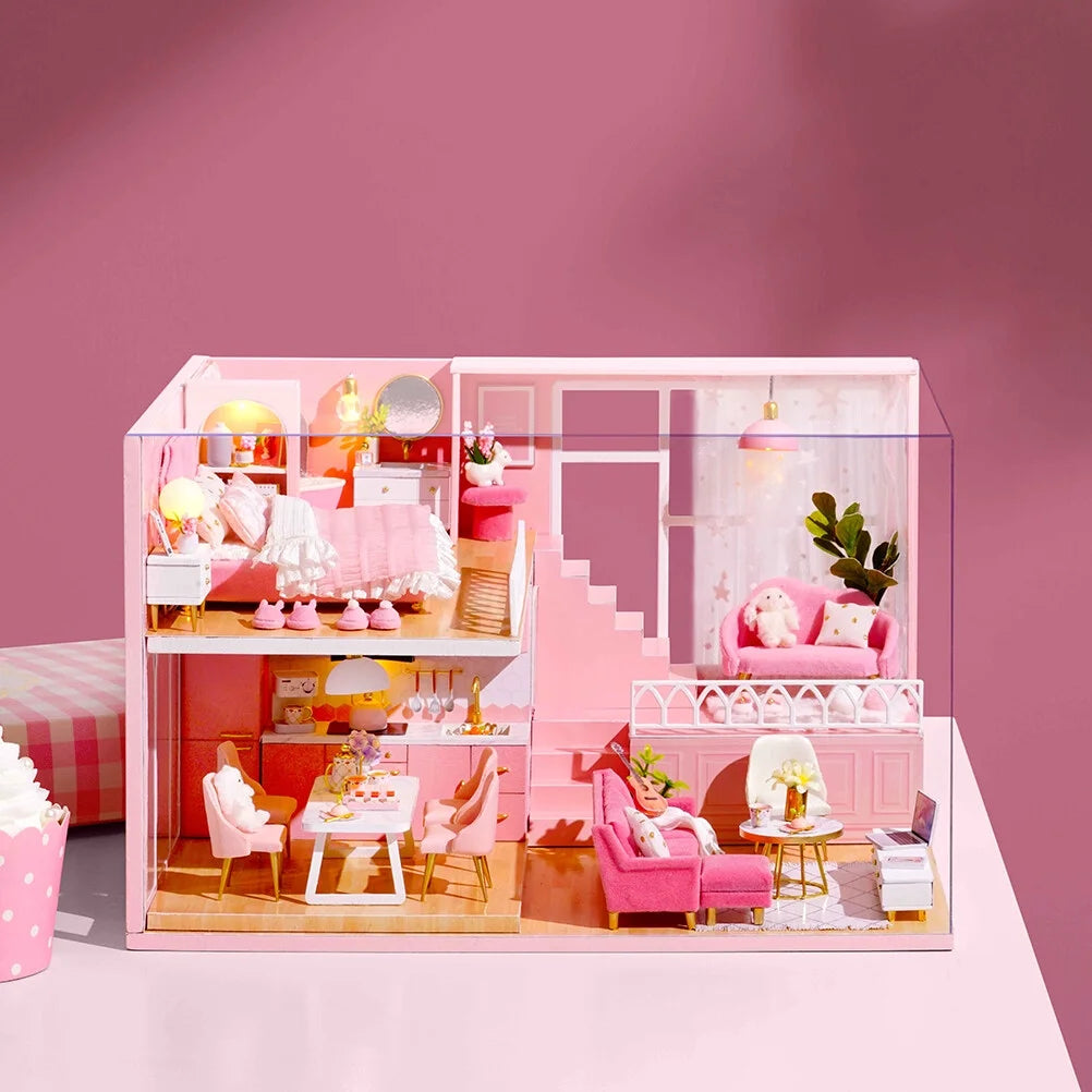 DIY Small House Toy Manual Cottage Assemble Toys X8942