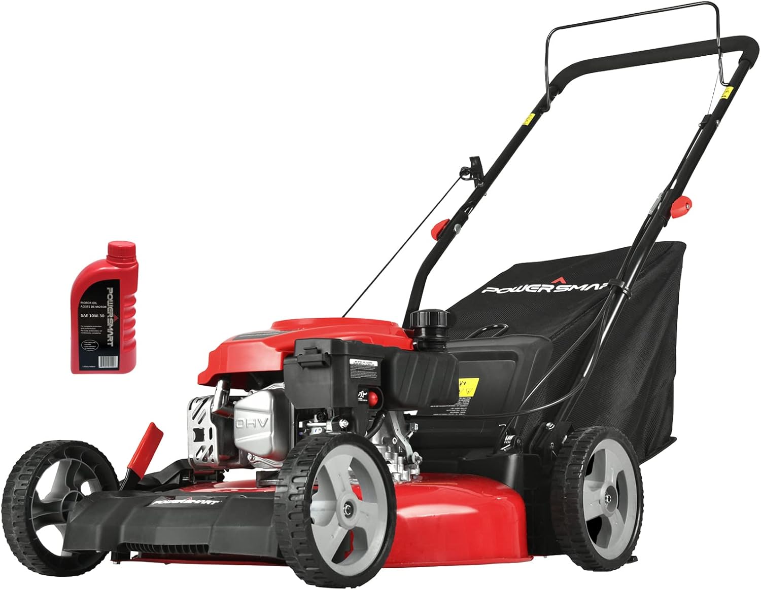 21 Inch Gas Powered Push Lawn Mower with 170cc OHV 4-Stroke Engine C96887