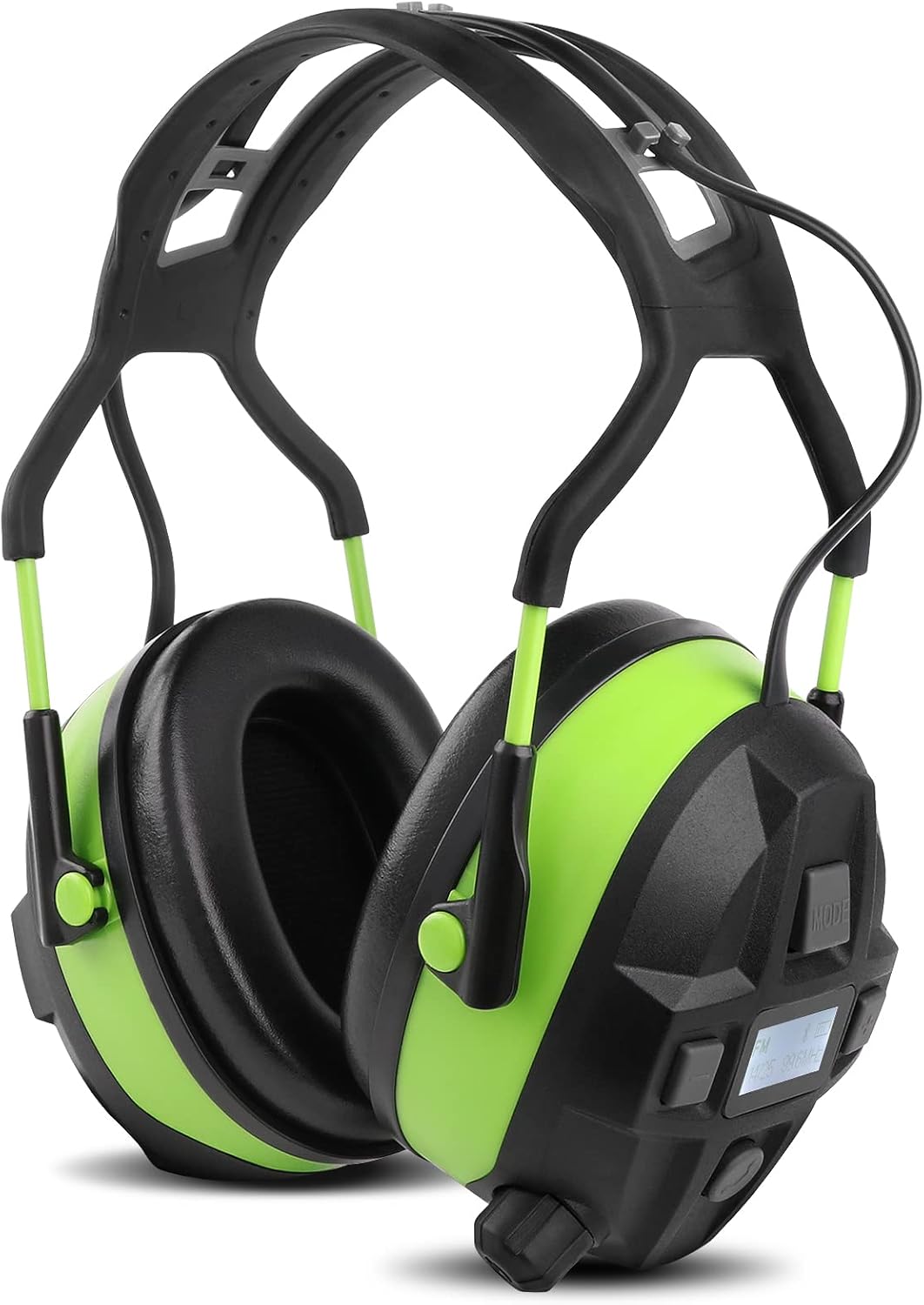 Green Bluetooth Noise Reduction Safety Ear Muffs with Mic Z742810