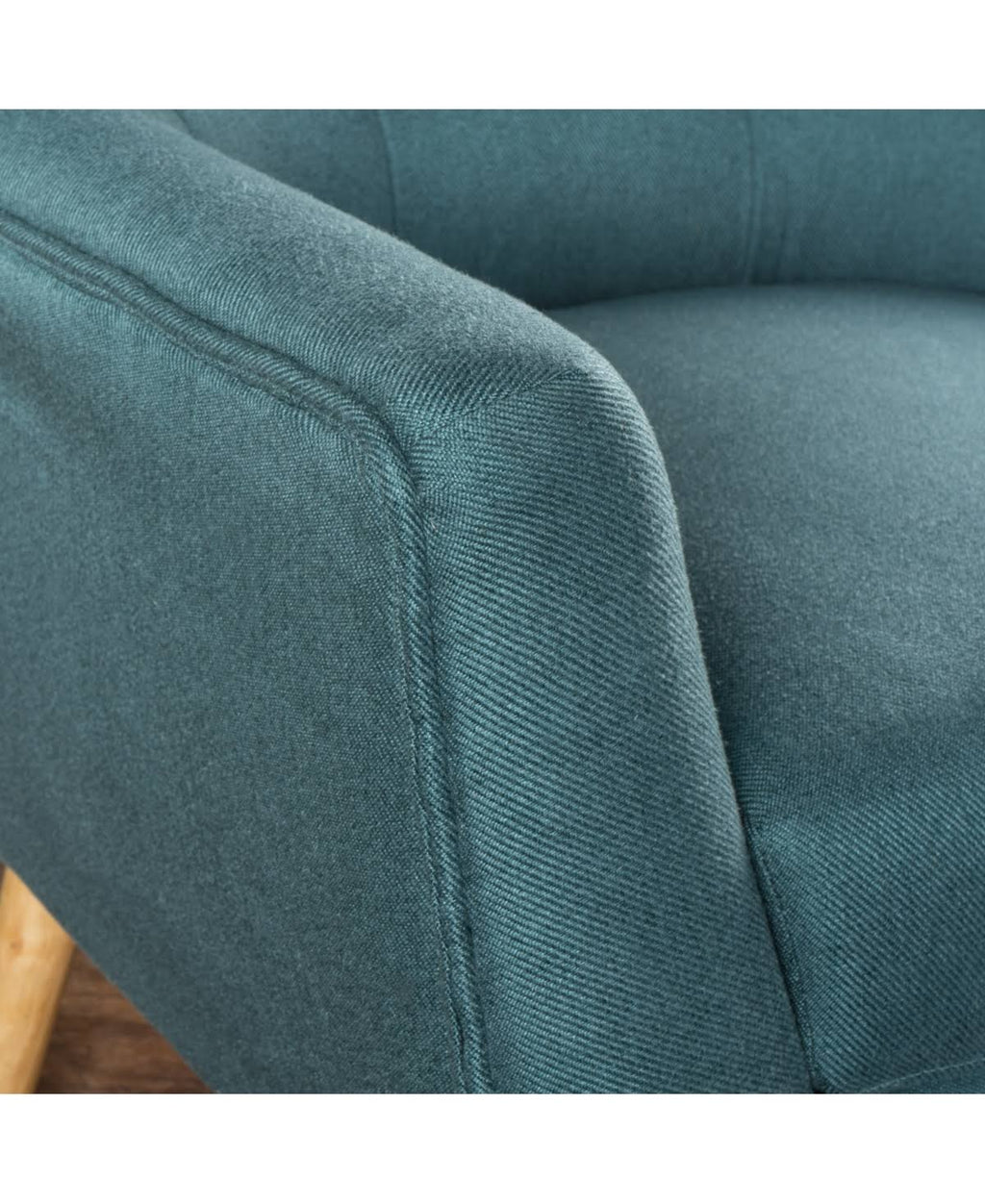 Gray and Brown Tufted Club Chair R32721
