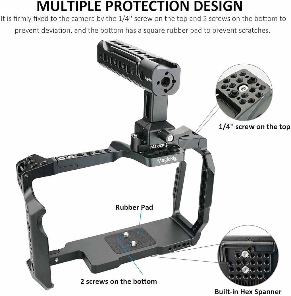 Camera Cage Rig with NATO Handle and NATO Rail V14185