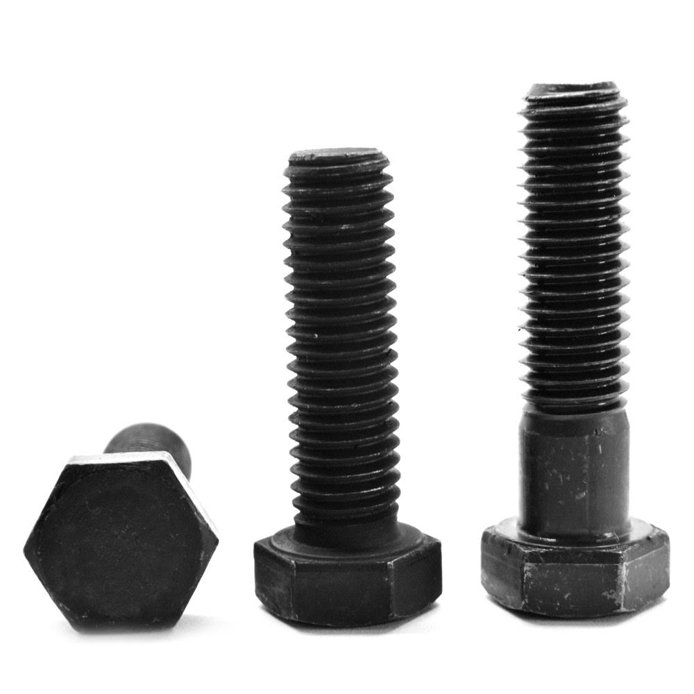 1/2x22-13 x 1 1/8x22 Coarse Thread Grade 8 Hex Cap Screw Black Oxide Pk 400 J32223