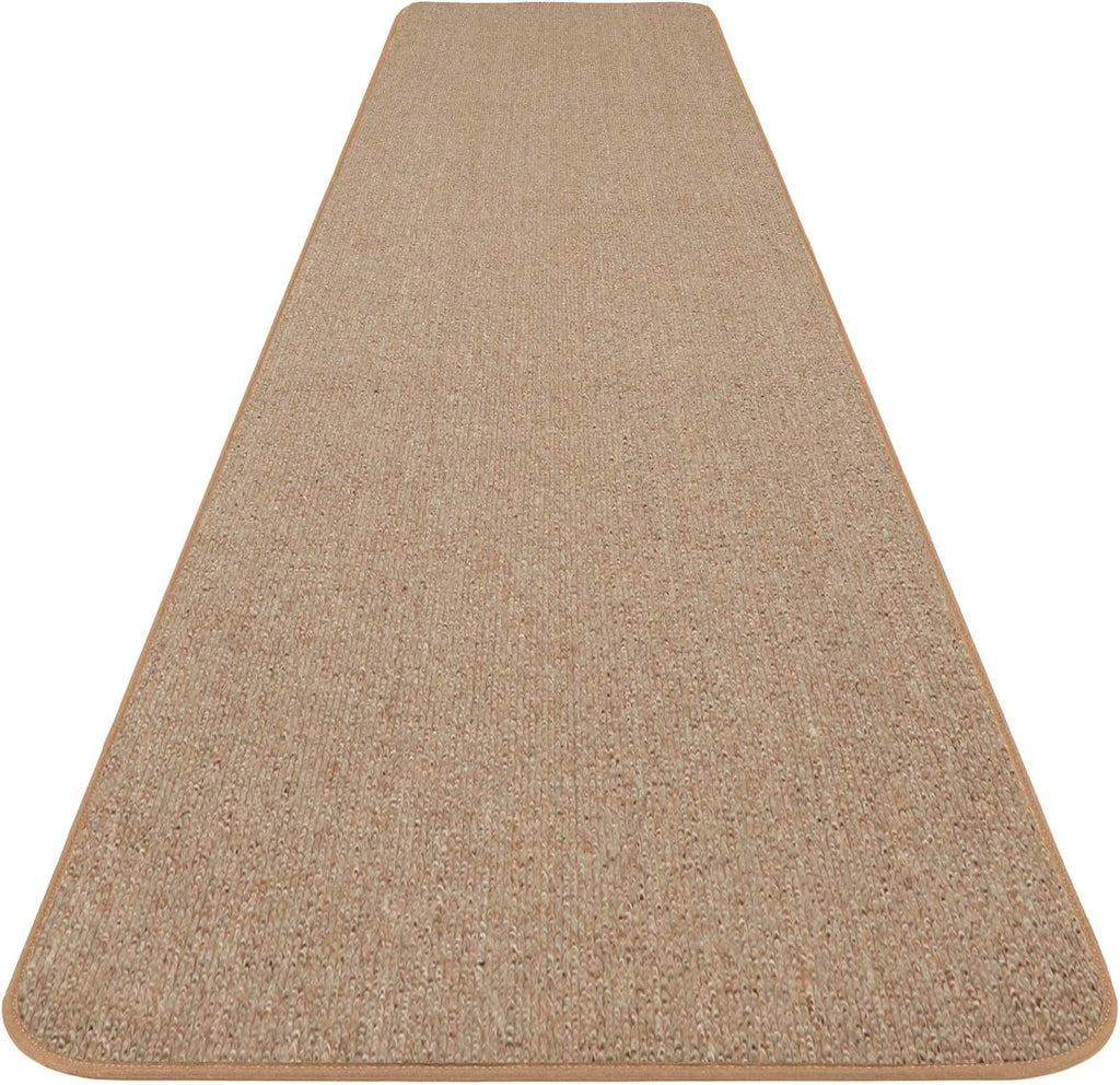 Skid-Resistant Carpet Runner, Pebble Beige, 8 Feet X 27 Inches C898