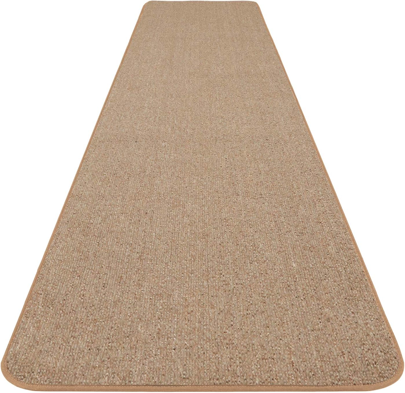 Skid-Resistant Carpet Runner, Pebble Beige, 8 Feet X 27 Inches C898