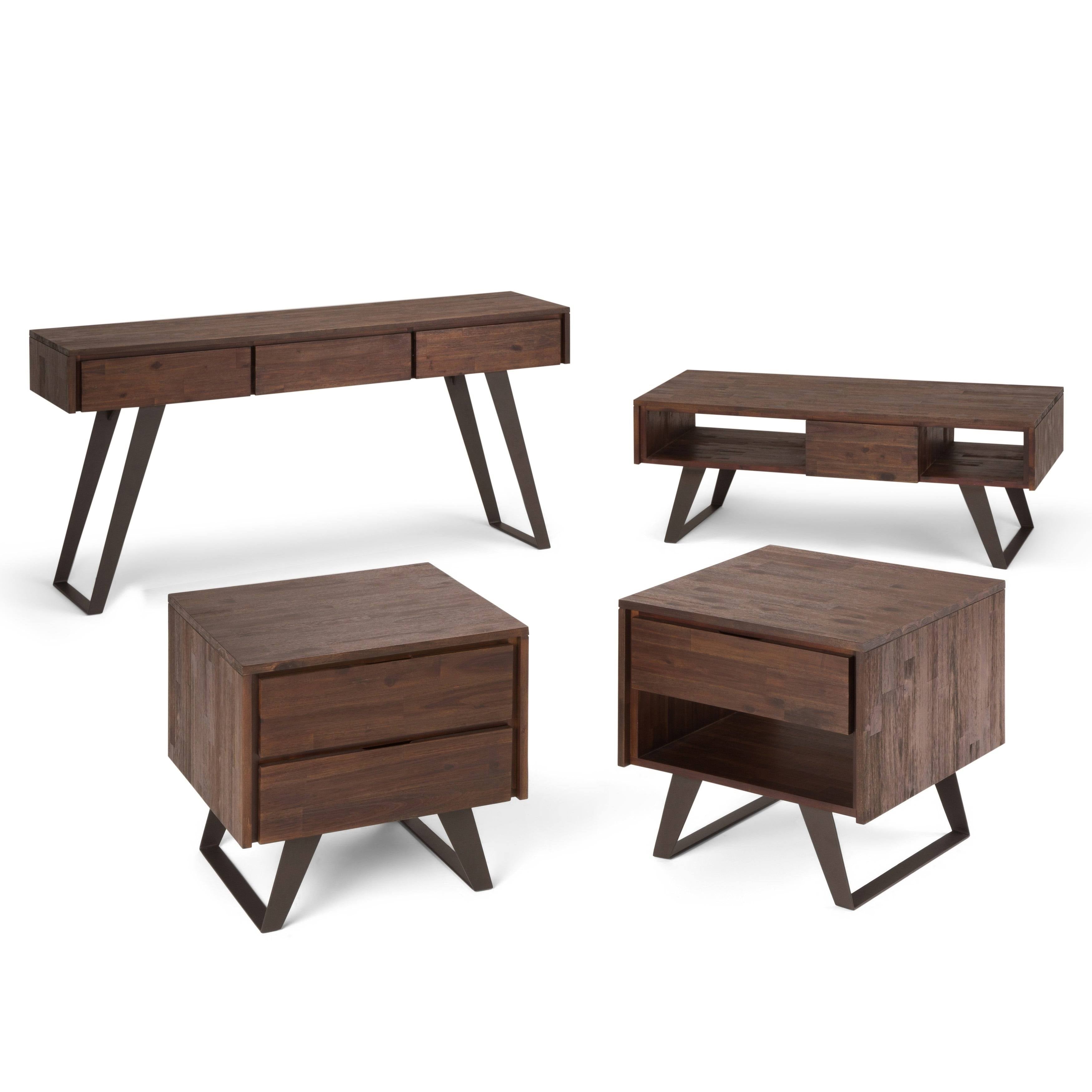 Solid Acacia Side Table I530