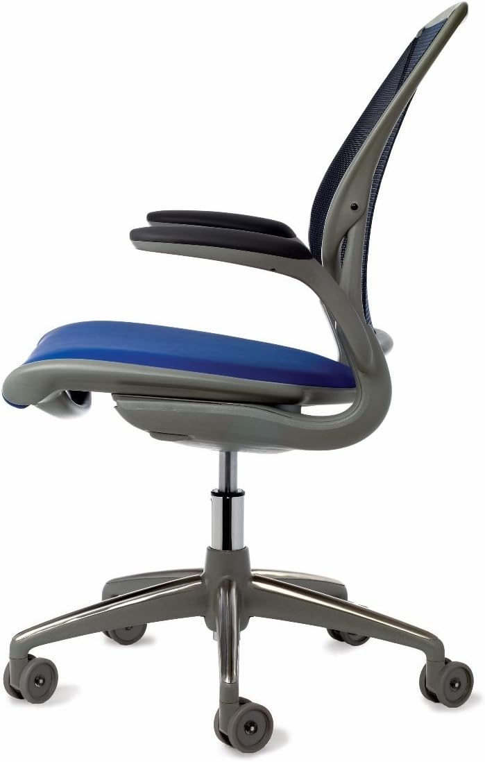 Black Frame Task Chair with Adjustable Arms M503674