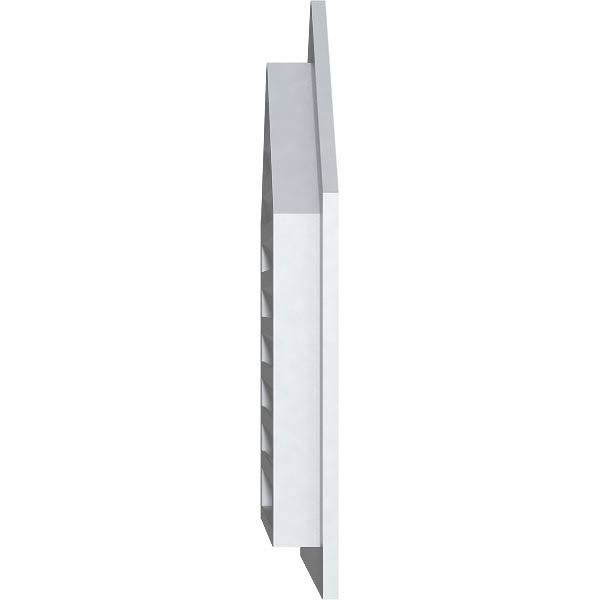 PVC Gable Vent with 1 inch Frame Size X340