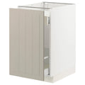 White Base Cabinet with Pull-Out Storage I7329