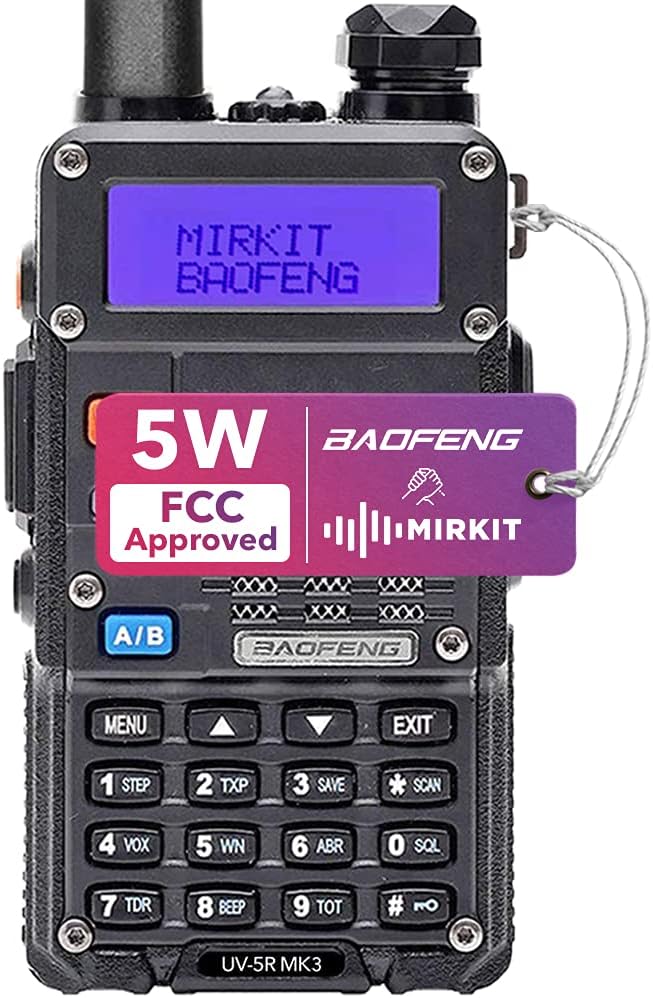2X Ham Radios 8 Watt Max Power 1800 mAh Battery I483