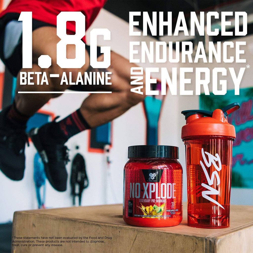 60 Servings Fruit Punch Pre Workout Supplement with Creatine and Beta-Alanine E6592