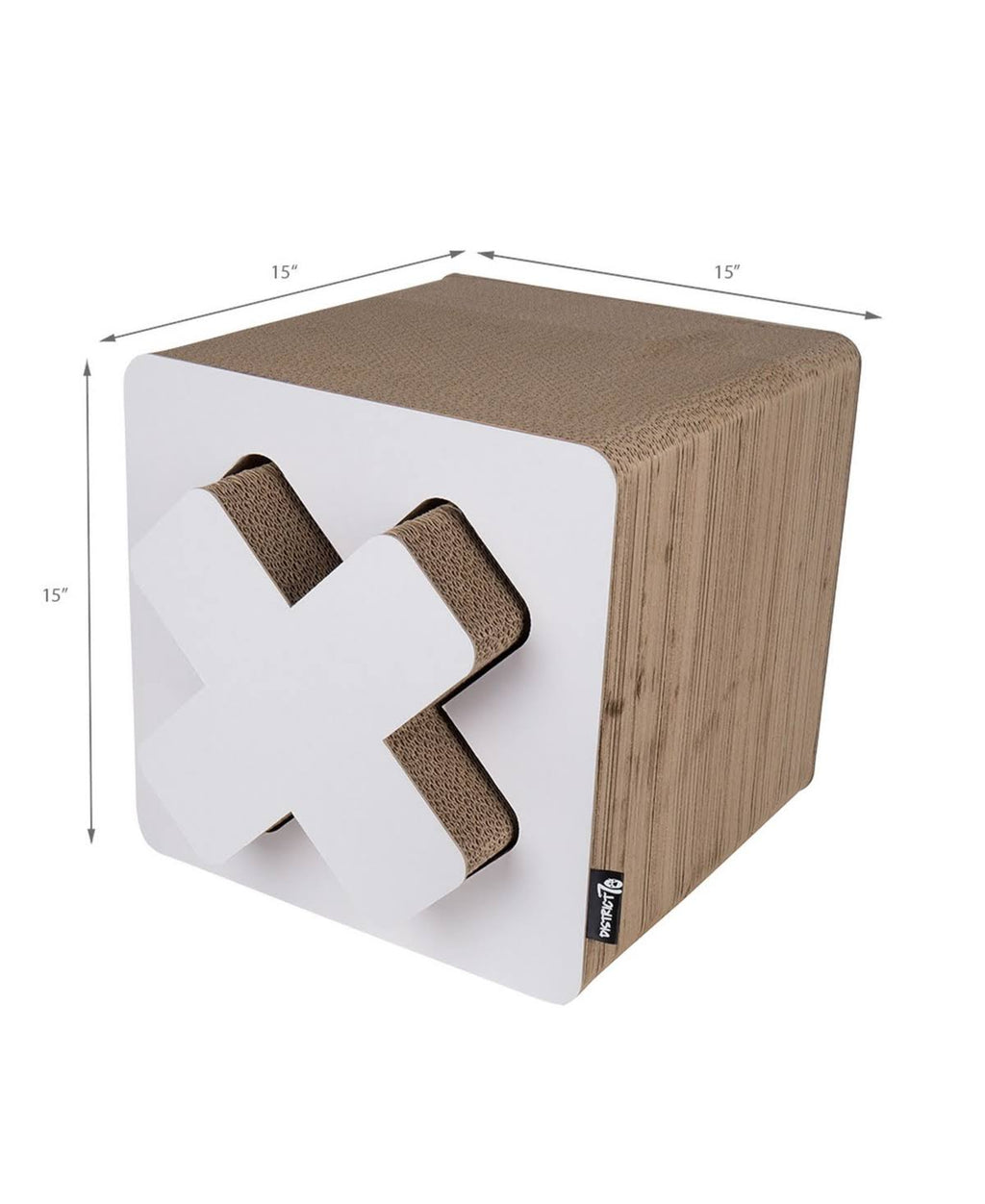 Large White Cardboard Cat Scratcher F532