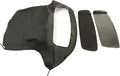 Cabrio Convertible Soft Top Roof with Plastic Window Black Q865