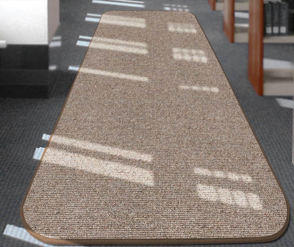 Skid-Resistant Carpet Runner, Pebble Beige, 8 Feet X 27 Inches C898