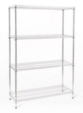 4 Shelf Heavy Duty Wire Shelving Rack L325
