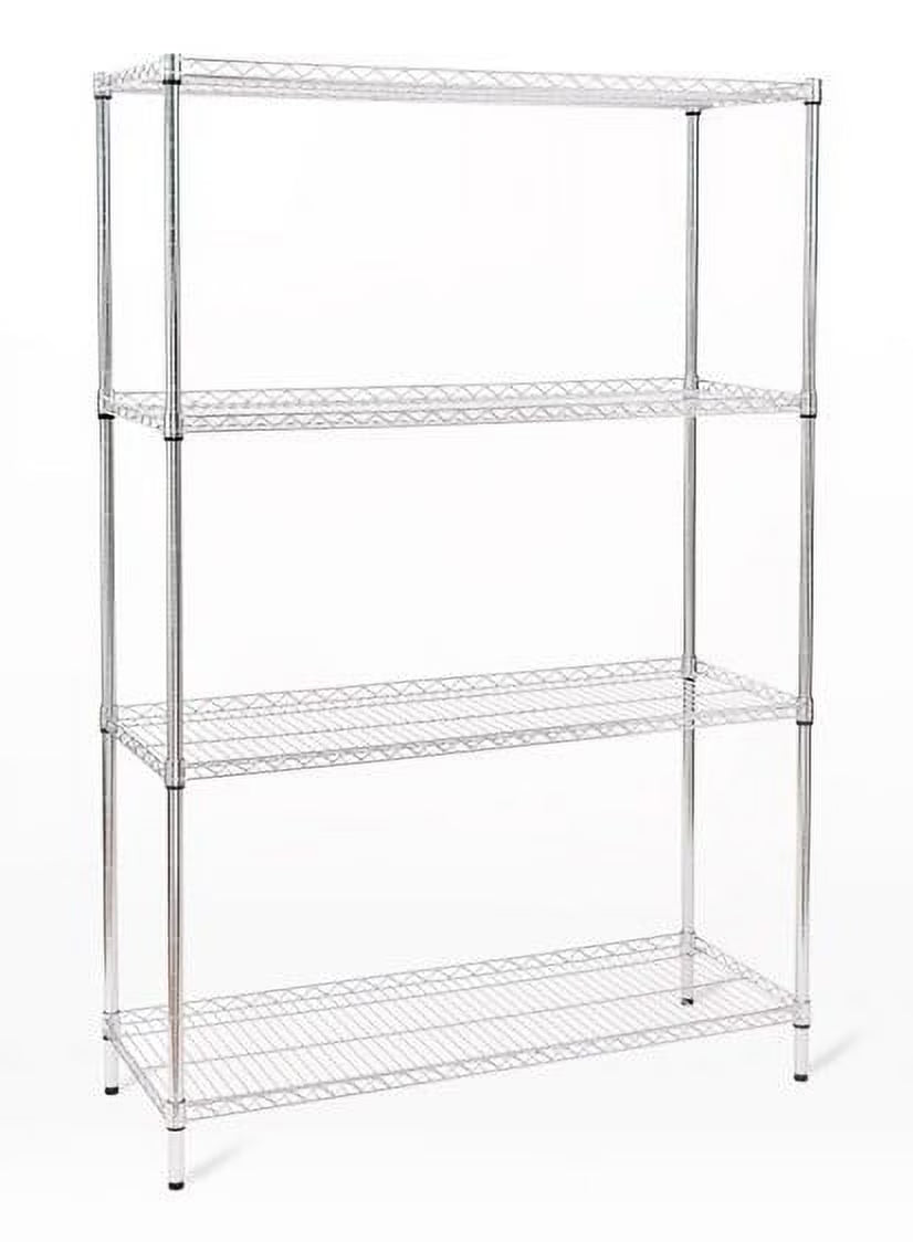4 Shelf Heavy Duty Wire Shelving Rack L325