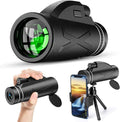 80x100 Compact High Power Monocular with Smartphone Holder and Tripod I9861