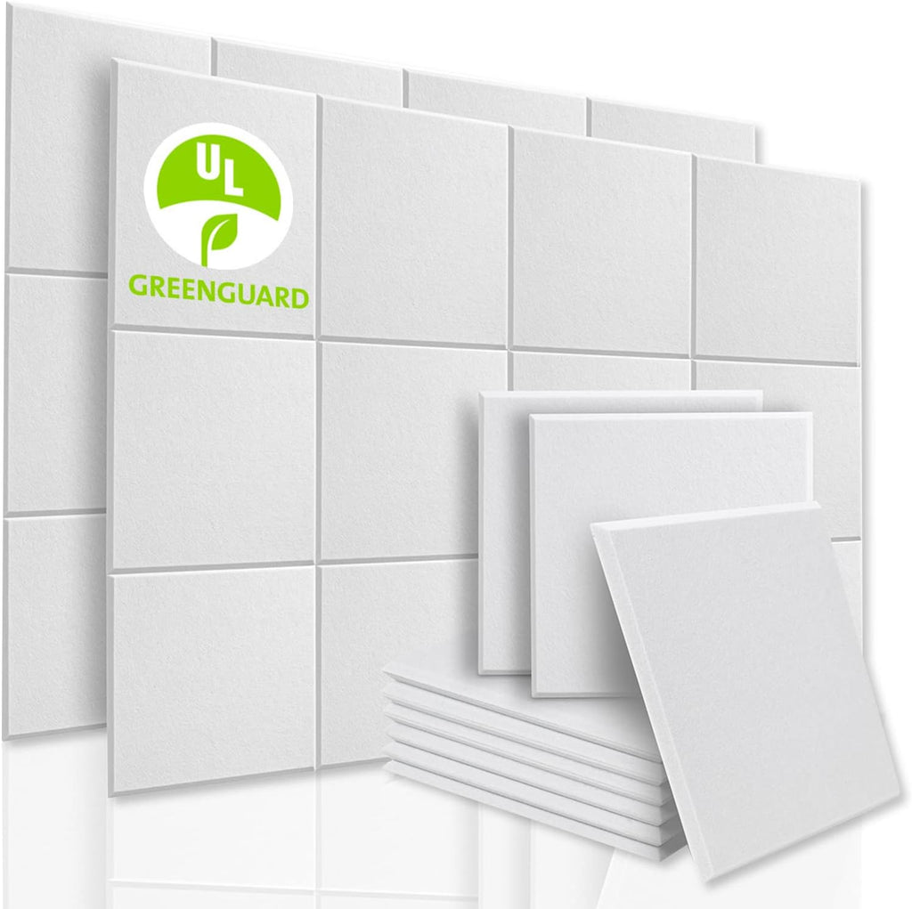 24 Pack White Acoustic Panels Sound Absorbing Panels V746769