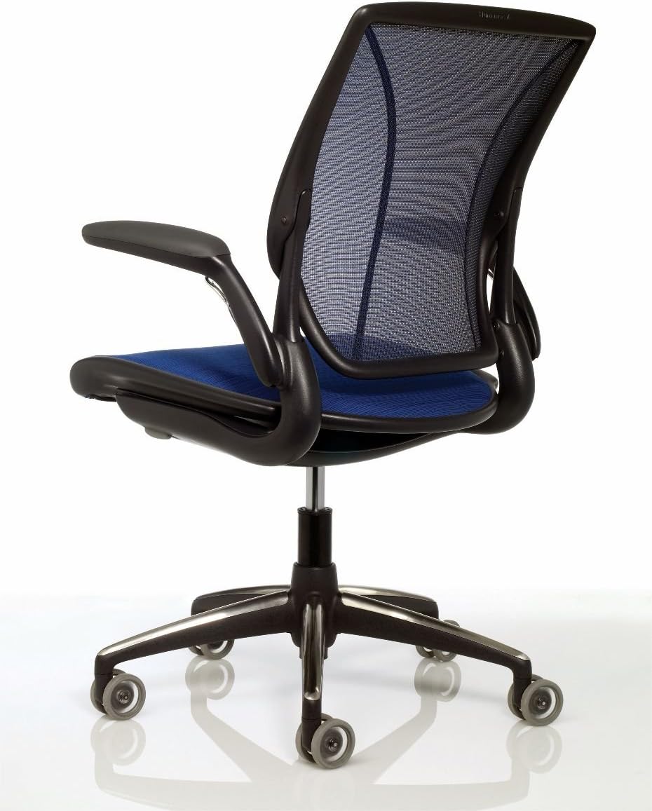 Black Frame Task Chair with Adjustable Arms M503674