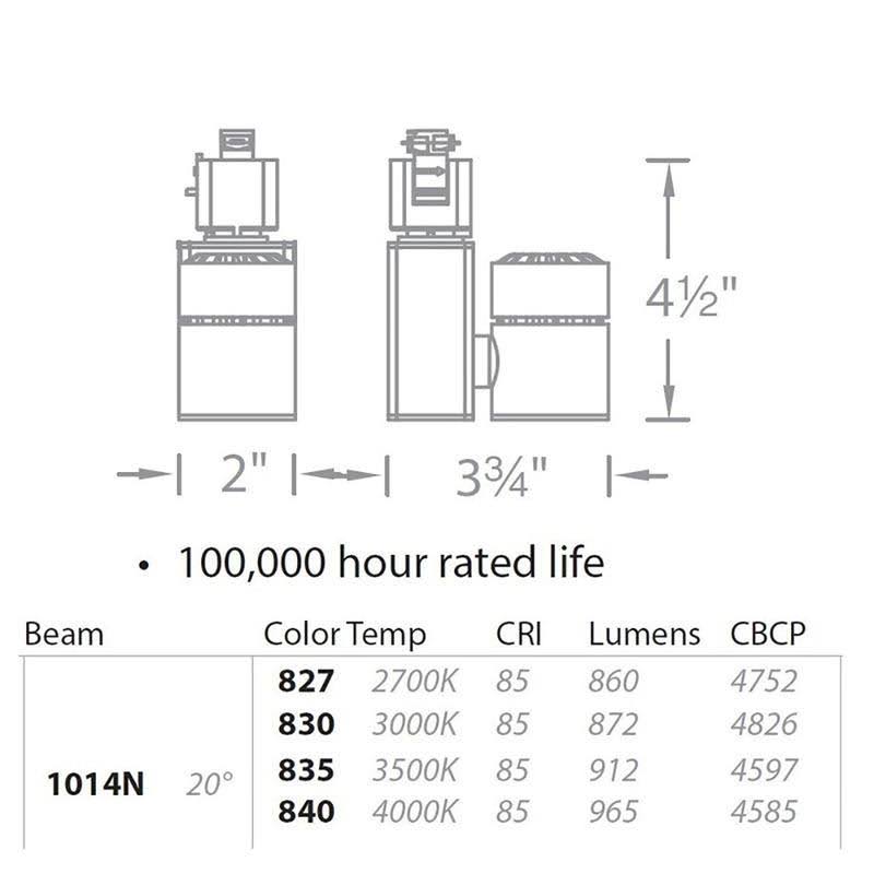 LED Track Head T3693