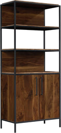 Bookcase with Doors, Grand Walnut G758