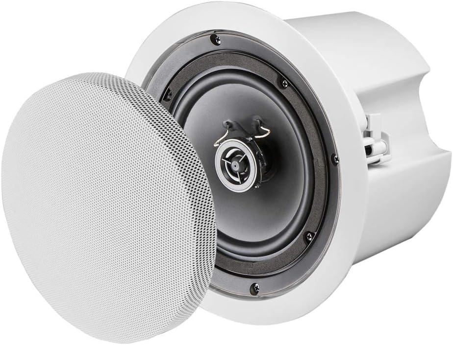 6.5 Ceiling Speaker with Backcan 100W 70V Tap H5516