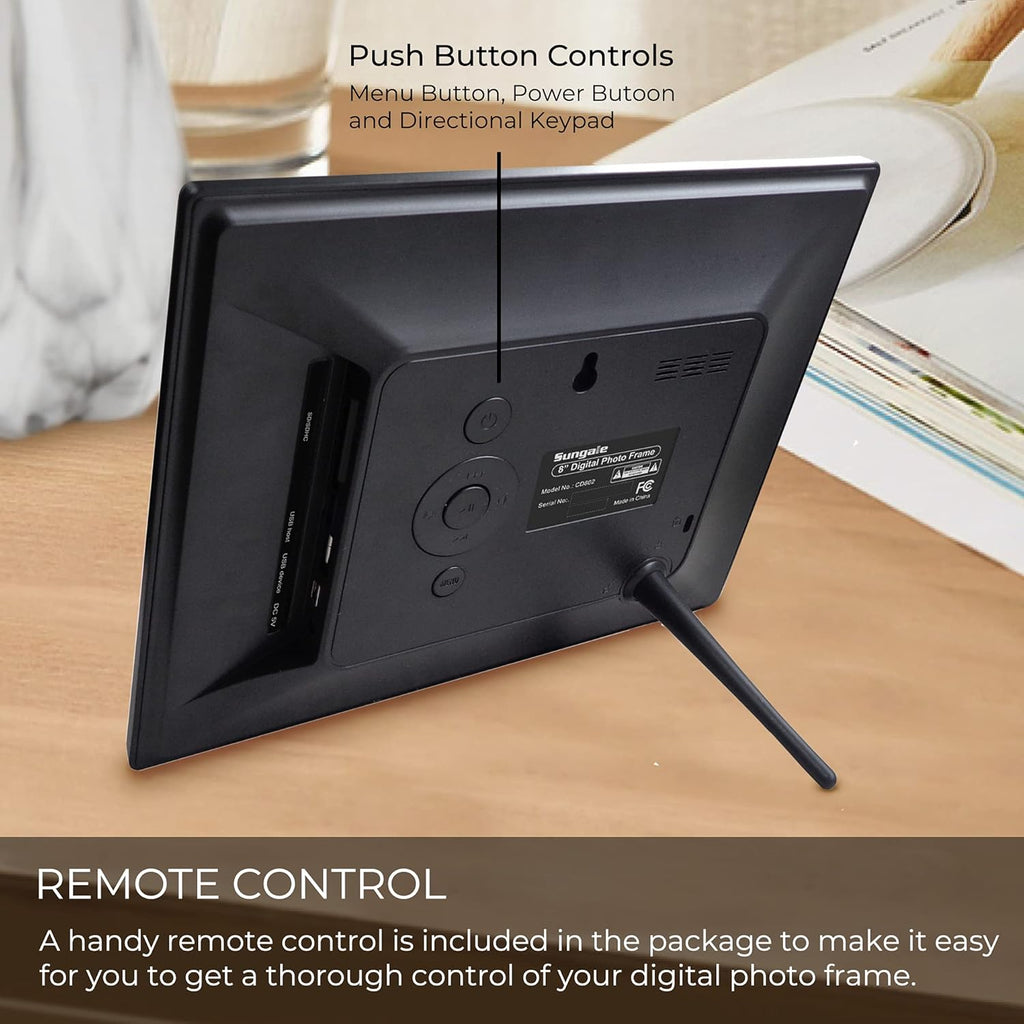 10 Digital Picture Frame with Remote Control P500