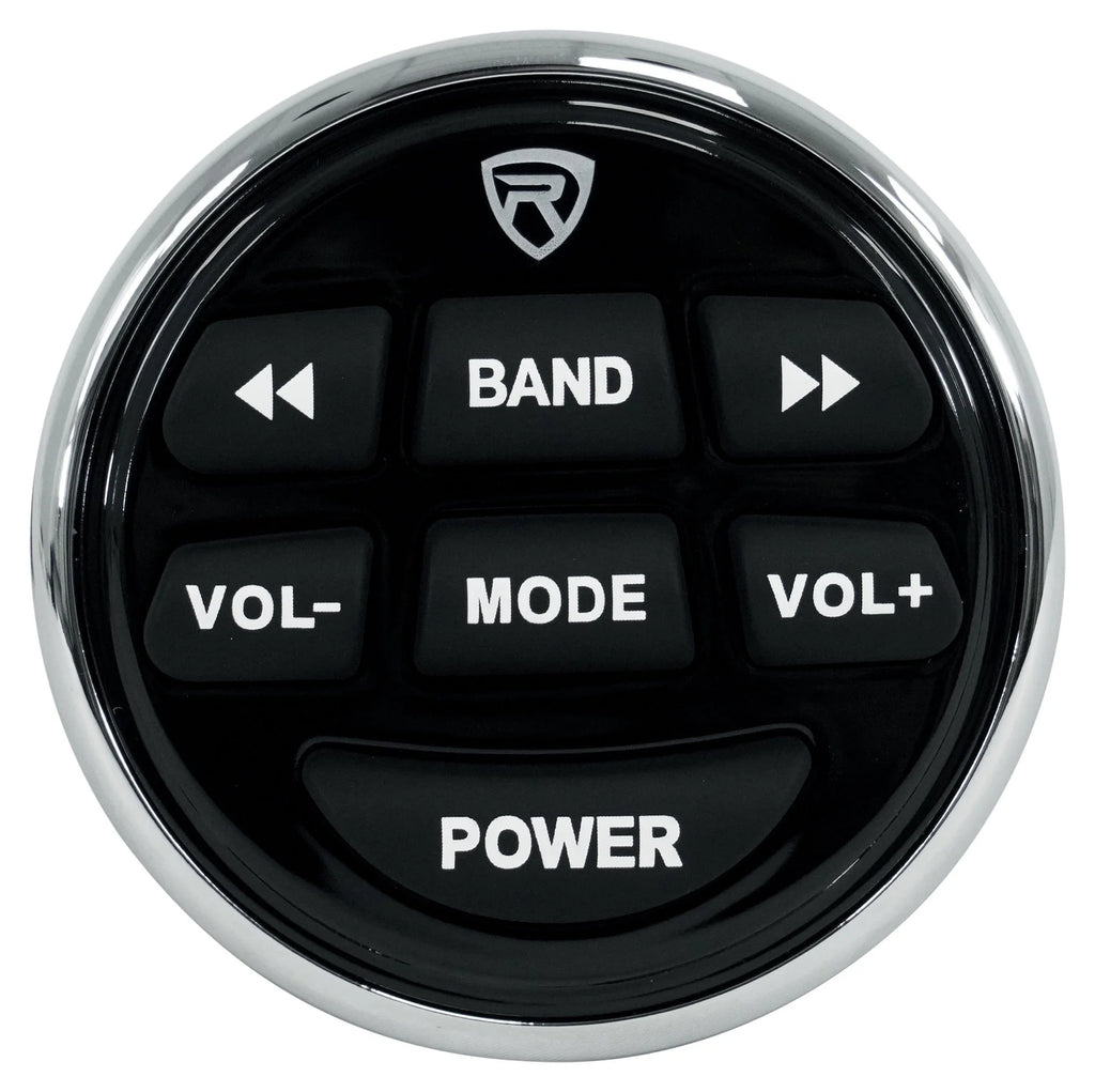 White 6.5" Marine Wakeboard Tower Speakers with Bluetooth Receiver Z8056